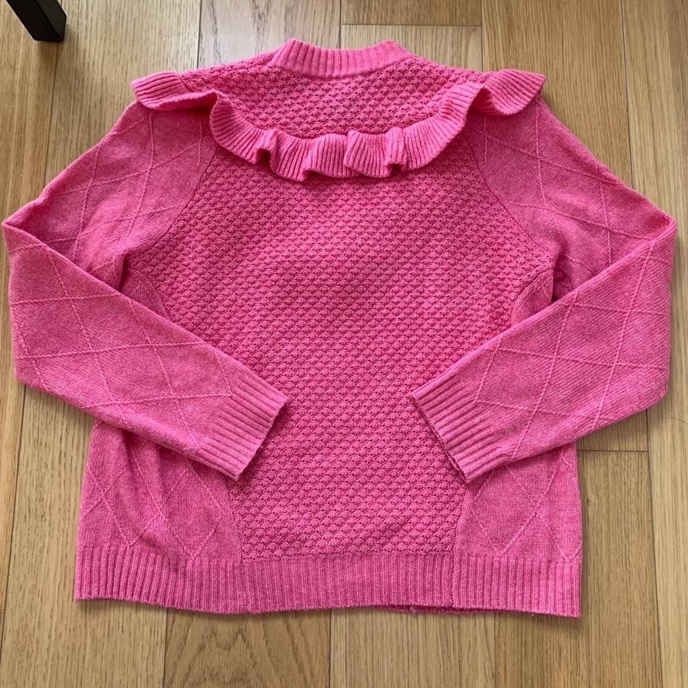 Needle & Thread Pink Ruffle Sweater - Picture 5 of 5